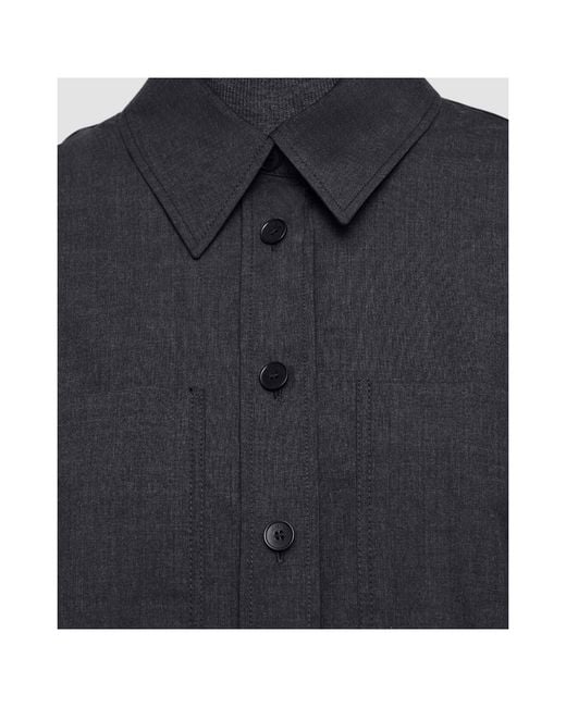 Joseph Gray Button-Up Shirt