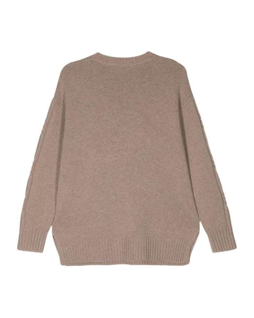 Max Mara Natural Round Neck Sweater