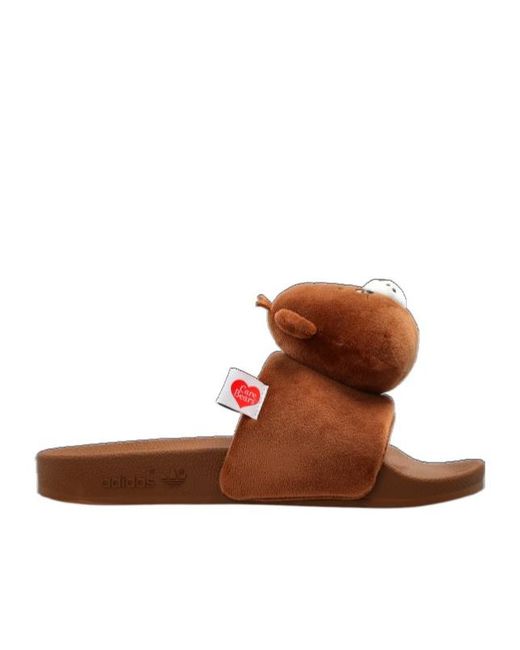 Adidas Originals Brown X Care Bears Slides