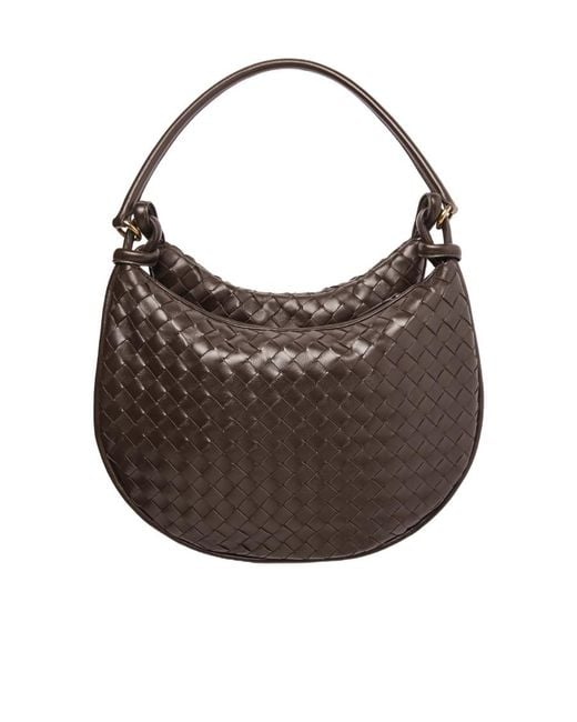 Bottega Veneta Brown Large Intrecciato Shoulder Bag