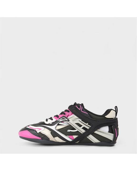 Balenciaga Multicolor Lace-Up Low-Top Sneakers