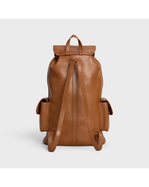 Céline Brown Big Backpack Soft Triomphe for men