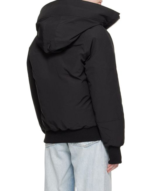 Canada Goose Black Tech Fabric Padded Down Jacket