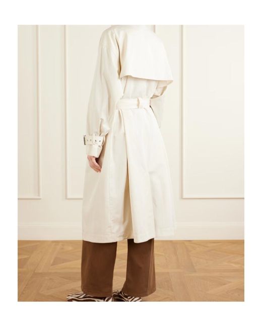 FRAME White The Field Belted Trench Coat