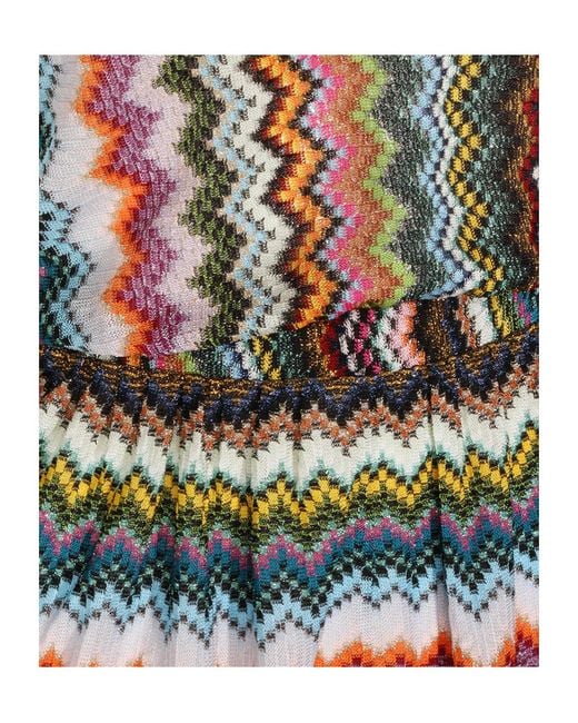 Missoni Multicolor Zigzag Pixel-Effect Pattern Jumpsuit