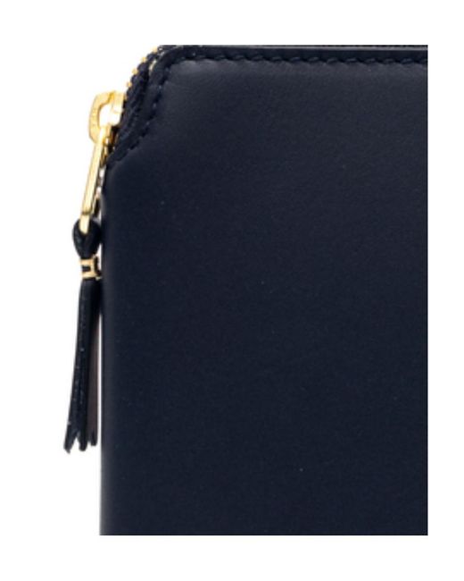 COMME DES GARÇONS PLAY Blue Comme Des Garçons Wallet Zip-Around Wallet