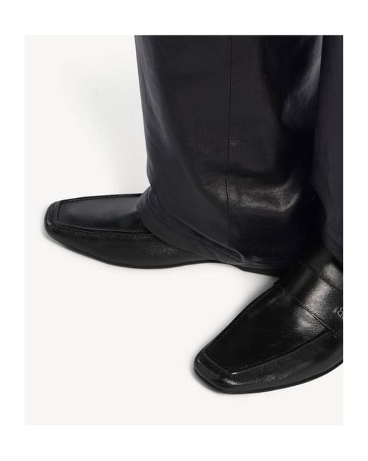 Balenciaga Black Palermo Backless Loafers for men