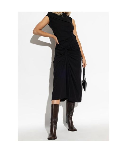 Dries Van Noten Black Asymmetrical Top