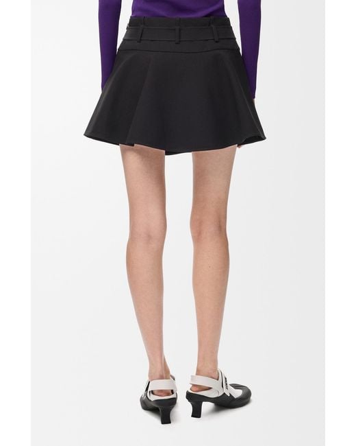 Loewe Black Mini Skirt