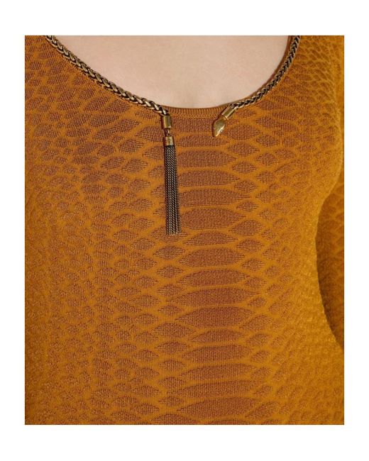 Elisabetta Franchi Multicolor Snake-Print Knit Dress
