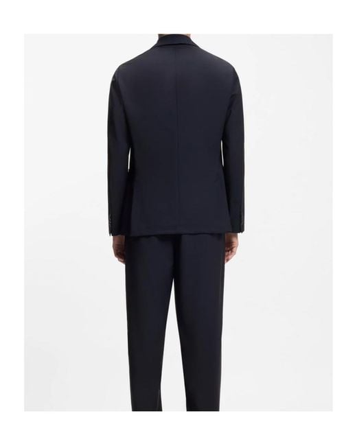 Boss Blue Boss Single-Breasted Slim Fit Blazer for men