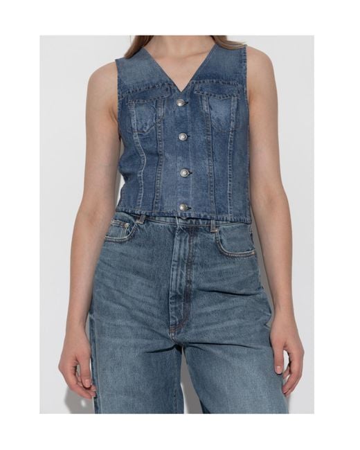Rag & Bone Blue Miramar Isabella Vest