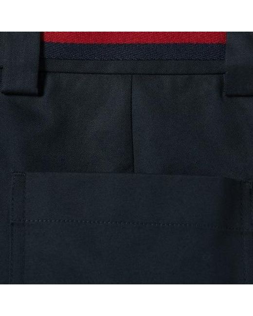 Gucci Blue Logo Detailed Shorts for men