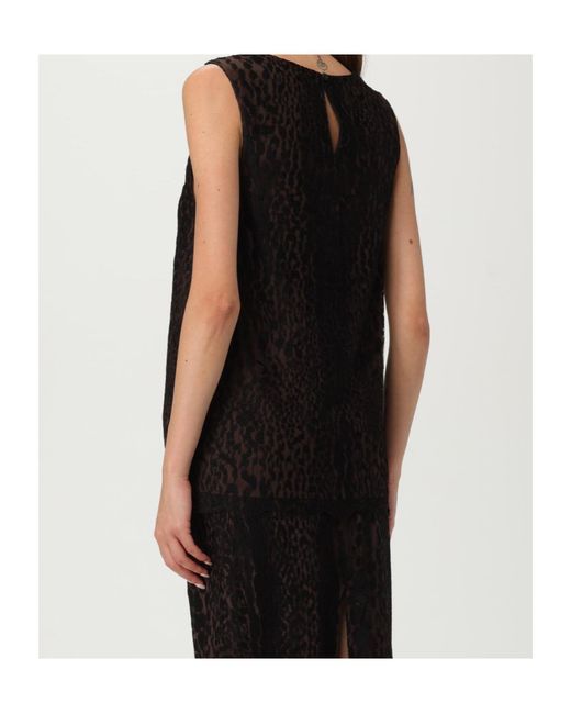 Tom Ford Black Tulle Sleeveless Top