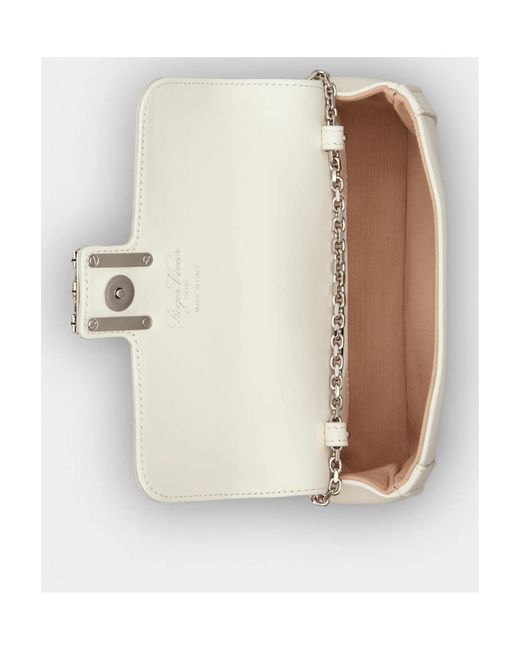 Roger Vivier Natural Jeu De Fille Clutch Bag