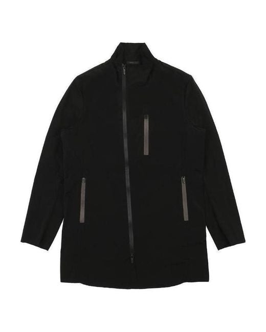 Armani Collezioni Black Loose Version Logo Casual Jacket for men