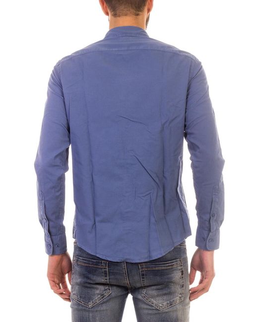 Armani Jeans Blue Slim Shirt for men