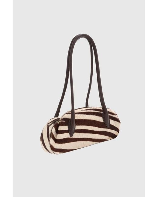 Yuzefi Metallic Oyster Mini Shoulder Bag