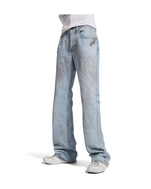 Balenciaga Blue City Straight-Leg Jeans