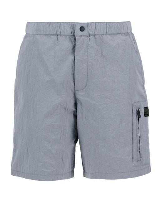 Barbour Gray Cargo Shorts for men