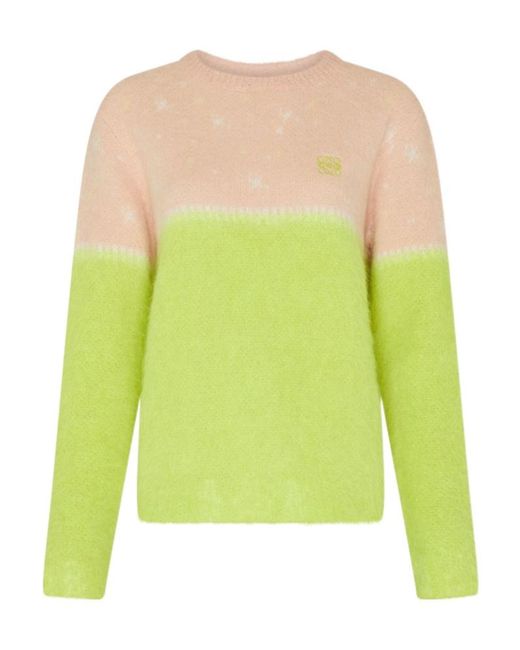 Loewe Green Long-Sleeved Sweater