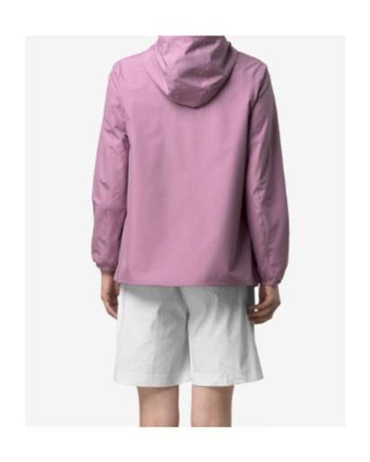 K-Way Purple Marguerite Stretch Jacket