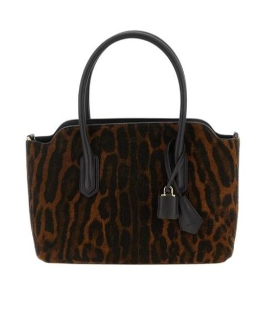 Tom Ford Black Printed Alexander Medium Shoulder Bag
