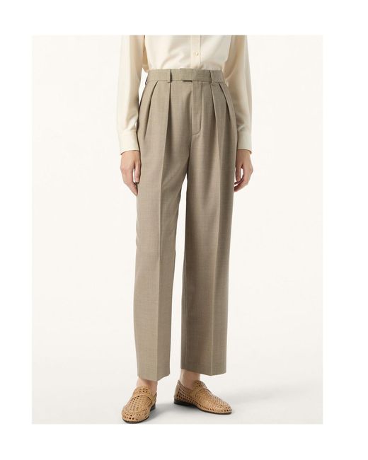 Loro Piana Natural Casual Pants With Belt Loops