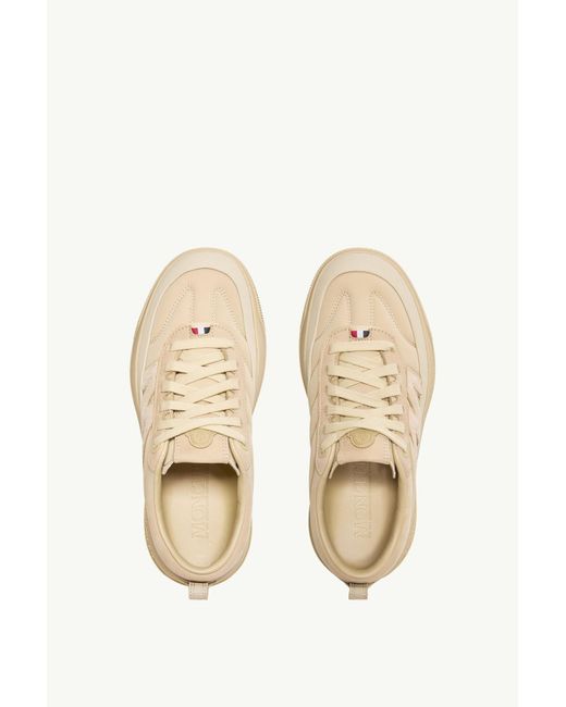 Moncler Natural Altive Nubuck Suede Sneakers