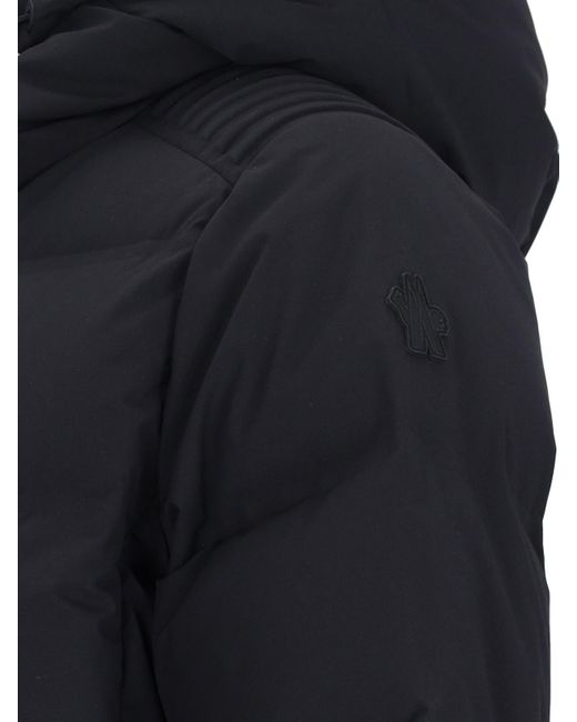 Moncler Blue Arcesaz' Short Down Jacket