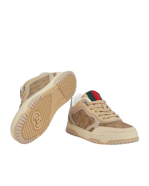 Gucci Natural Re-Web Sneakers for men