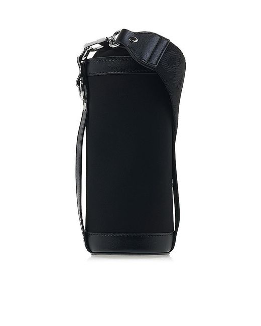 Vivienne Westwood Black Logo Bucket Shoulder Bag for men