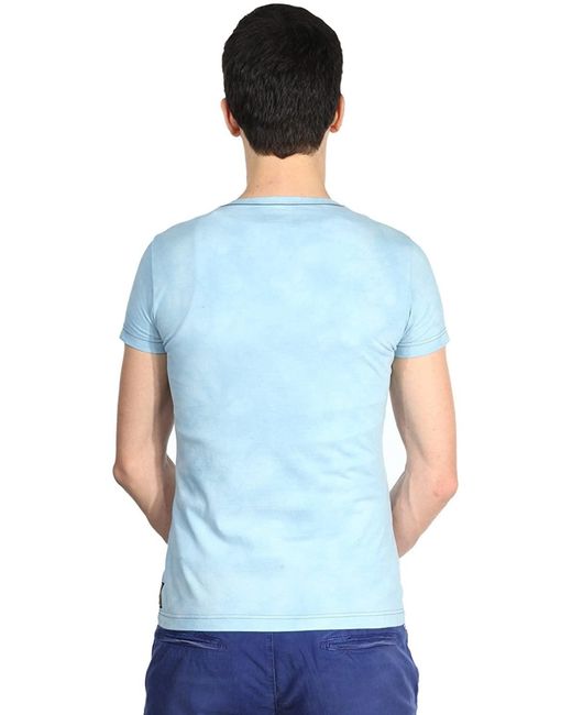 Armani Jeans Blue Logo Details T-Shirt for men
