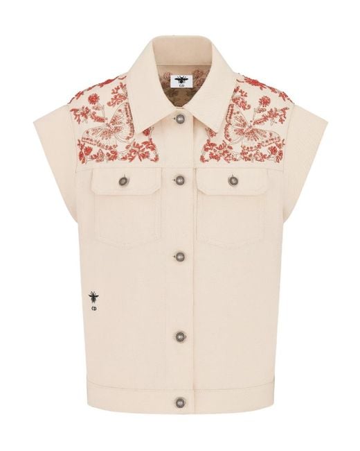 Dior Natural Embroidered Jacket