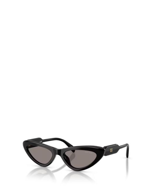 Miu Miu White Cat-Eye Sunglasses for men