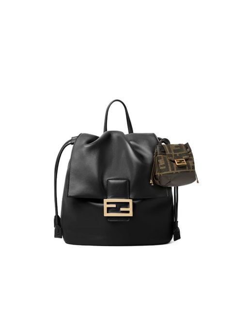 Fendi Black Nano Backpack Charm