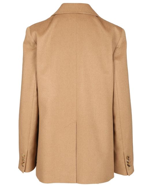 Max Mara Natural Belluno Single-Breasted Blazer