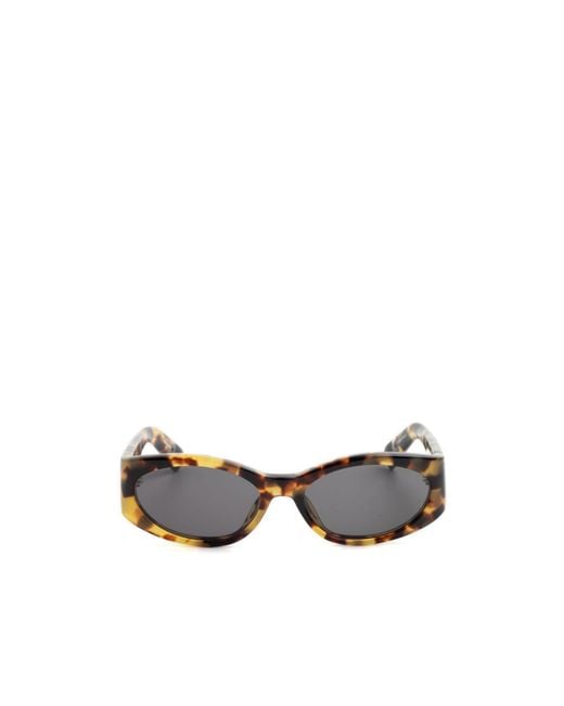 Jacquemus White Oval Frame Sunglasses for men