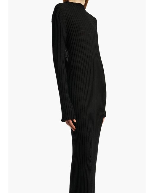 Khaite Black Sigrid Dress