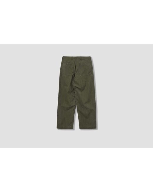 Nanamica Green Field Casual Pants for men