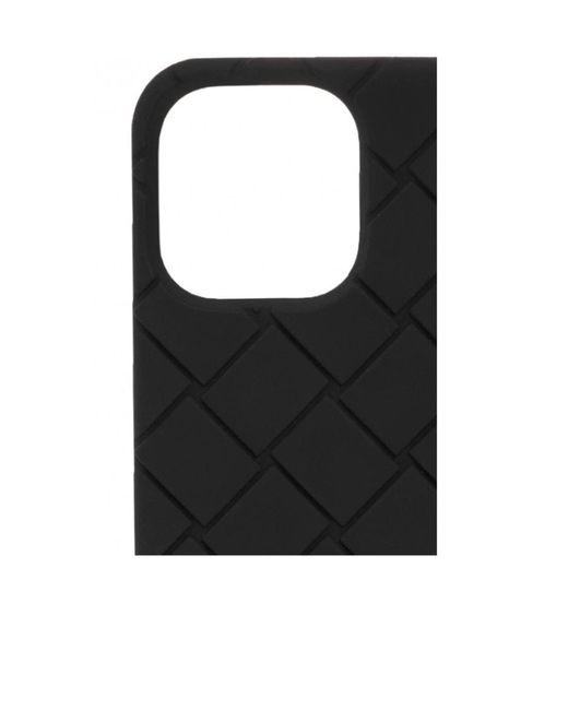 Bottega Veneta Black Intrecciato Design Iphone 13 Pro Case for men