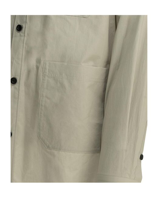 Sacai Green Long-Sleeved Shirt for men