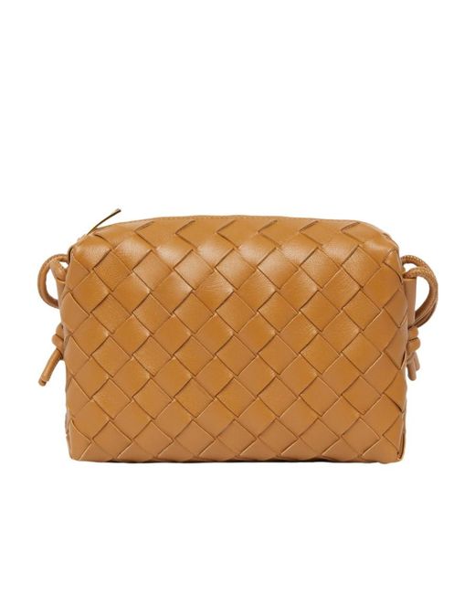 Bottega Veneta Brown Mini Loop Shoulder Bag