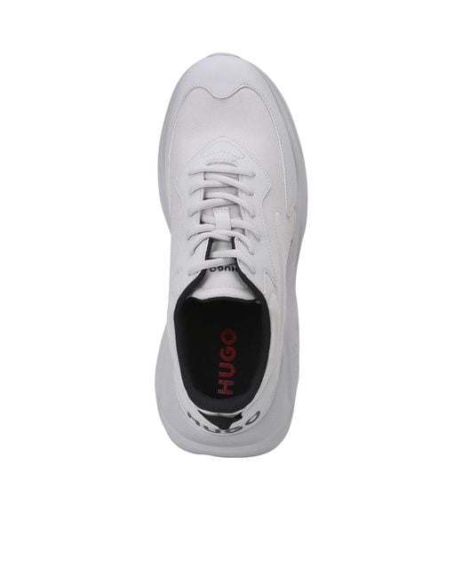 Boss Gray Solid Trainers for men