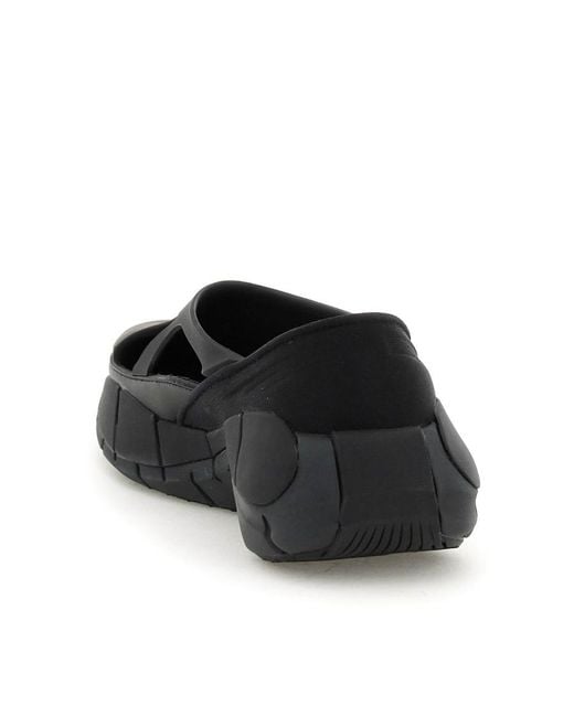 Maison Margiela Black X Reebok Cut-Out Slip-On Sneakers for men
