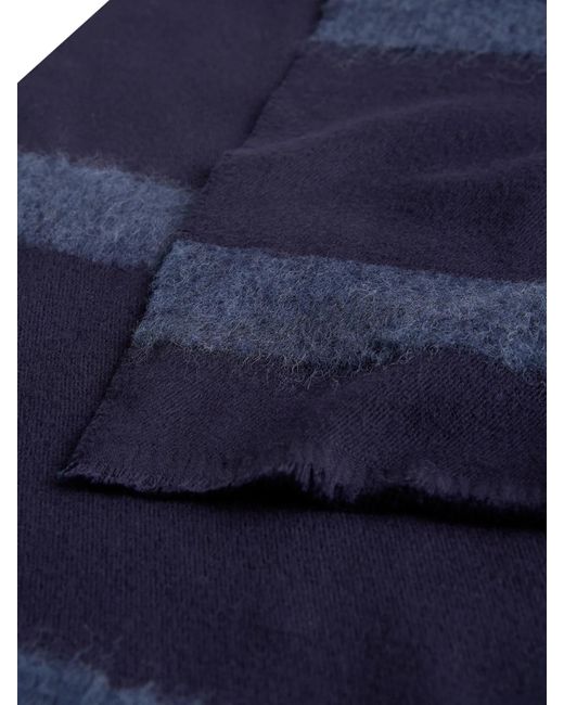 Totême  Blue Totême Monogram Twill Scarf