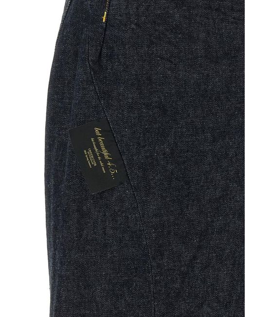 Undercover Blue Belt-Loop Jeans for men