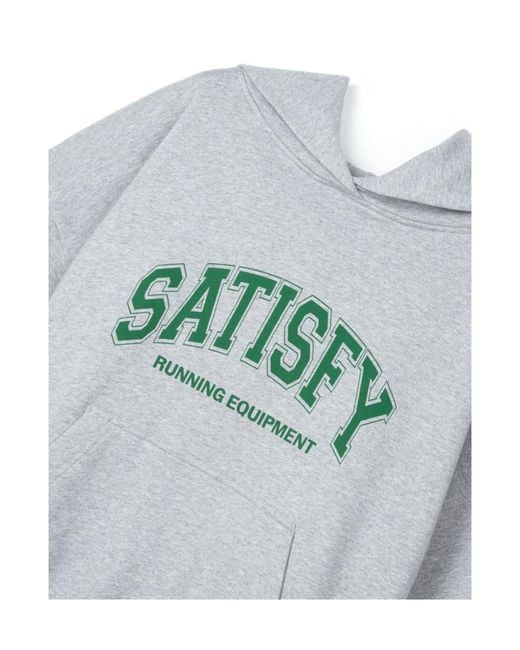Satisfy White Long-Sleeved Sweatshirt for men