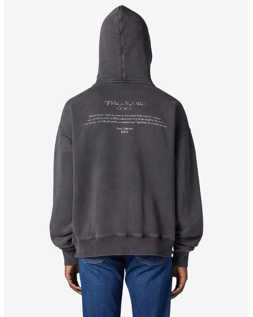 Off-White c/o Virgil Abloh Blue Mary Skate Drawstring Hoodie for men