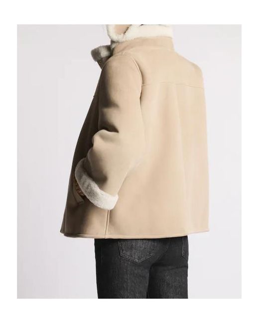Fay Natural Virginia Sheepskin Coat